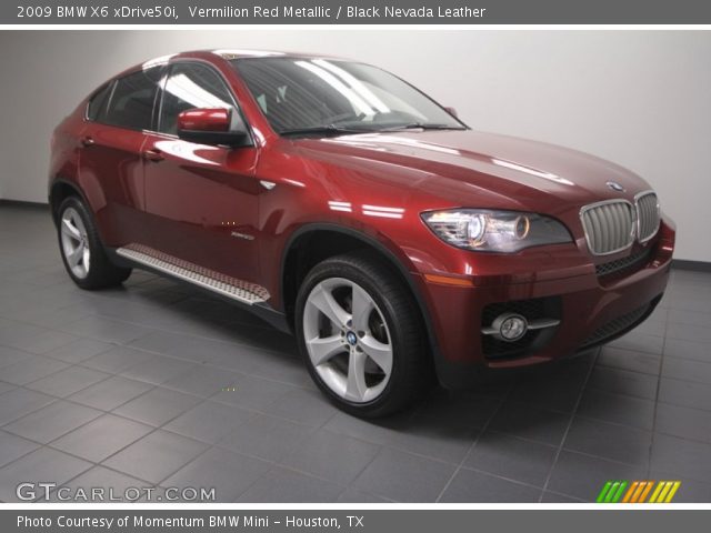 2009 BMW X6 xDrive50i in Vermilion Red Metallic