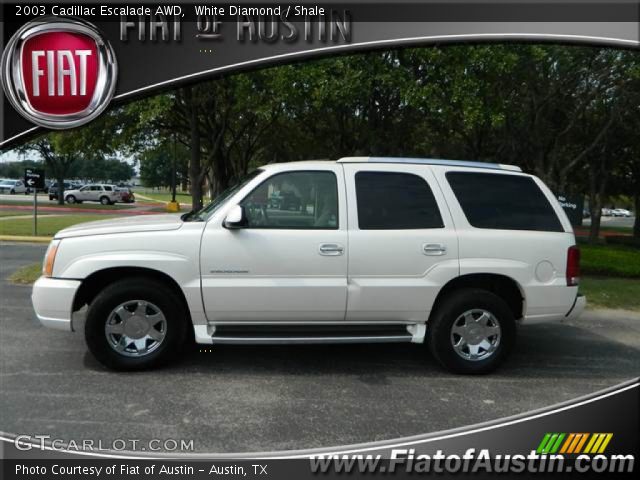 2003 Cadillac Escalade AWD in White Diamond