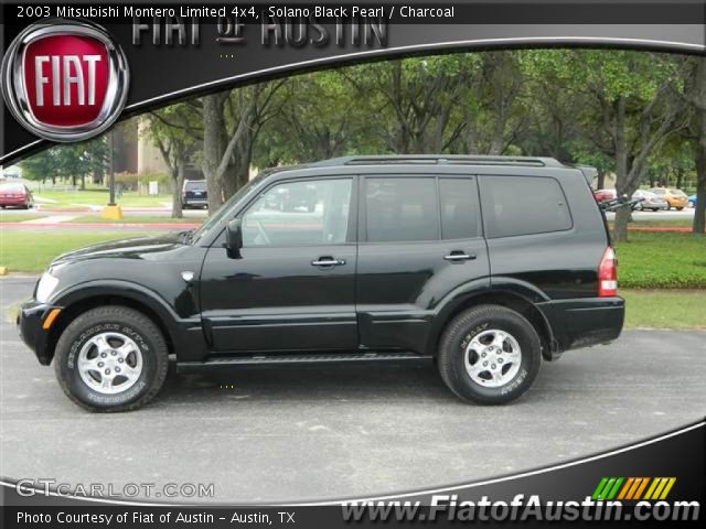 2003 Mitsubishi Montero Limited 4x4 in Solano Black Pearl