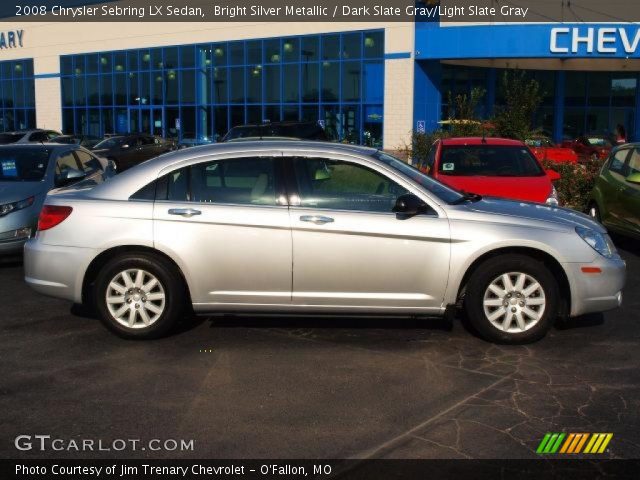 2008 Chrysler Sebring LX Sedan in Bright Silver Metallic