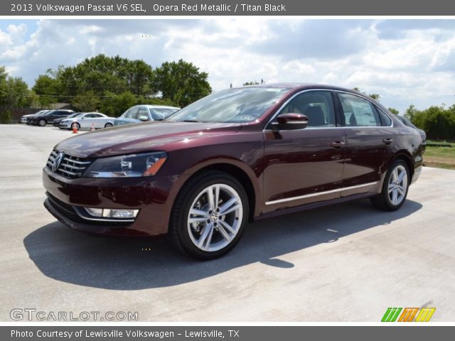 2013 Volkswagen Passat V6 SEL in Opera Red Metallic