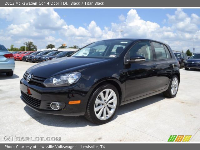 2013 Volkswagen Golf 4 Door TDI in Black