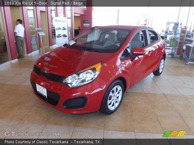 2013 Kia Rio LX 5-Door in Signal Red