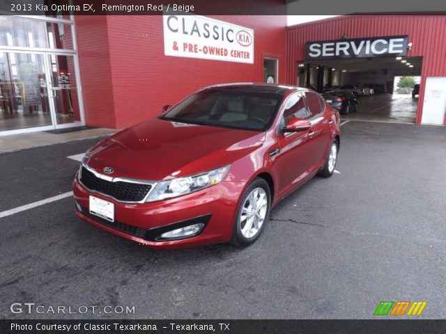 2013 Kia Optima EX in Remington Red