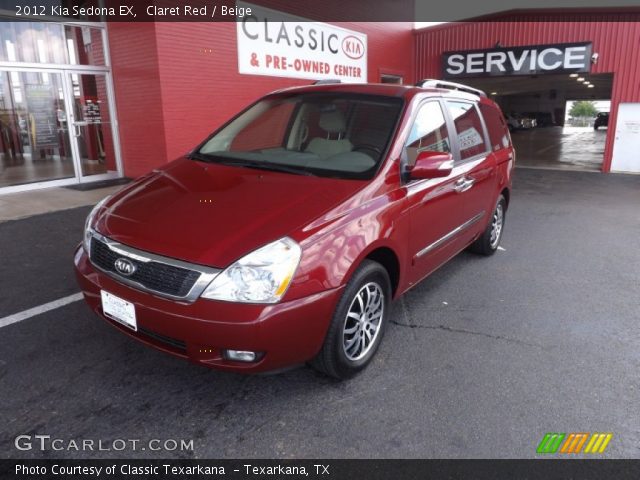 2012 Kia Sedona EX in Claret Red