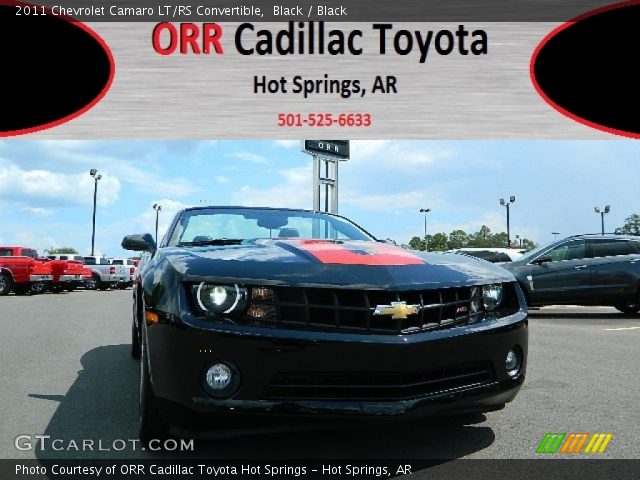 2011 Chevrolet Camaro LT/RS Convertible in Black