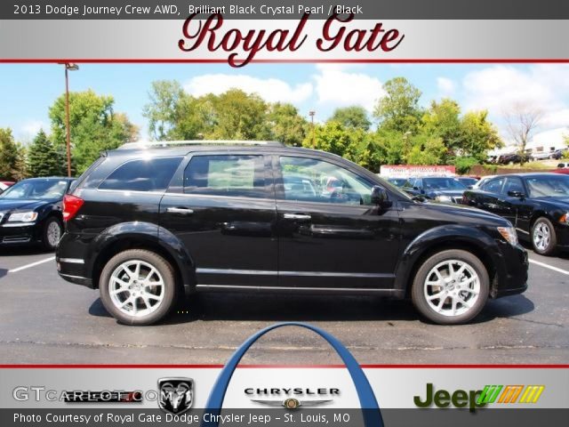 2013 Dodge Journey Crew AWD in Brilliant Black Crystal Pearl