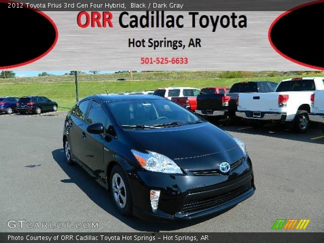 2012 Toyota Prius 3rd Gen Four Hybrid in Black