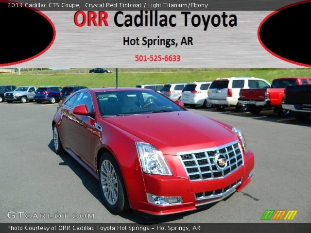 2013 Cadillac CTS Coupe in Crystal Red Tintcoat