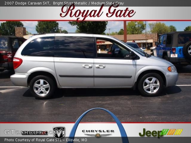 2007 Dodge Caravan SXT in Bright Silver Metallic