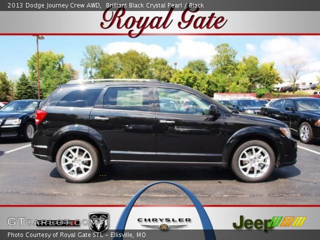 2013 Dodge Journey Crew AWD in Brilliant Black Crystal Pearl