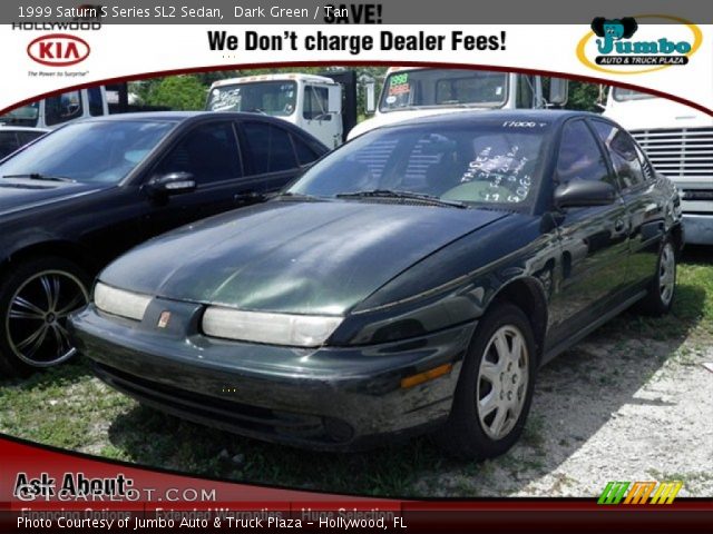 1999 Saturn S Series SL2 Sedan in Dark Green