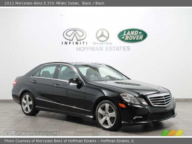 2011 Mercedes-Benz E 350 4Matic Sedan in Black