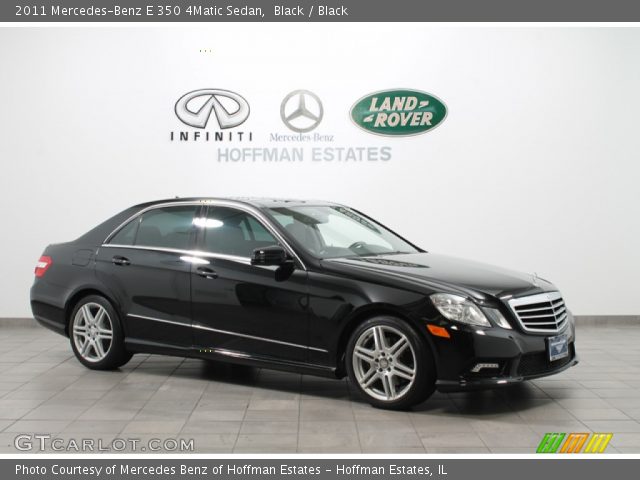 2011 Mercedes-Benz E 350 4Matic Sedan in Black