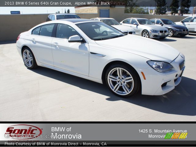 2013 BMW 6 Series 640i Gran Coupe in Alpine White