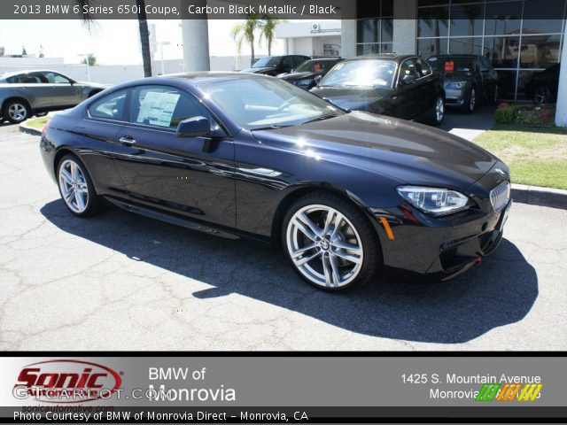 2013 BMW 6 Series 650i Coupe in Carbon Black Metallic