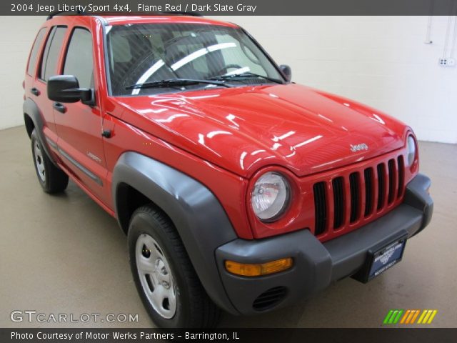 2004 Jeep Liberty Sport 4x4 in Flame Red