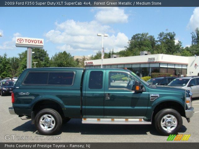2009 Ford F350 Super Duty XLT SuperCab 4x4 in Forest Green Metallic