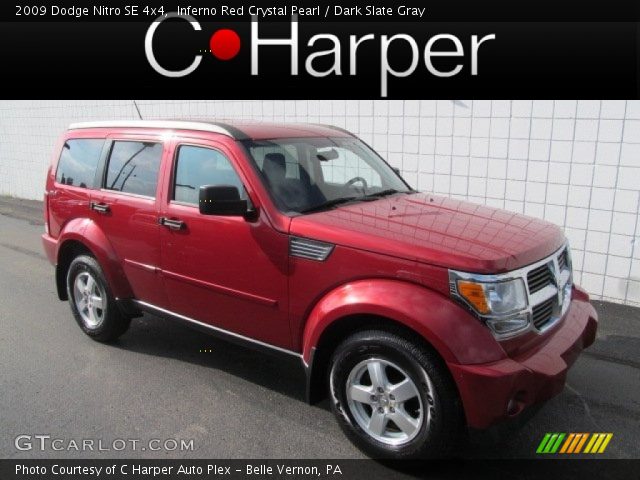 2009 Dodge Nitro SE 4x4 in Inferno Red Crystal Pearl
