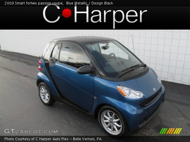 2009 Smart fortwo passion coupe in Blue Metallic