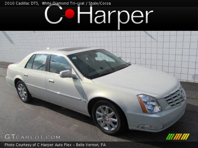 2010 Cadillac DTS  in White Diamond Tri-coat