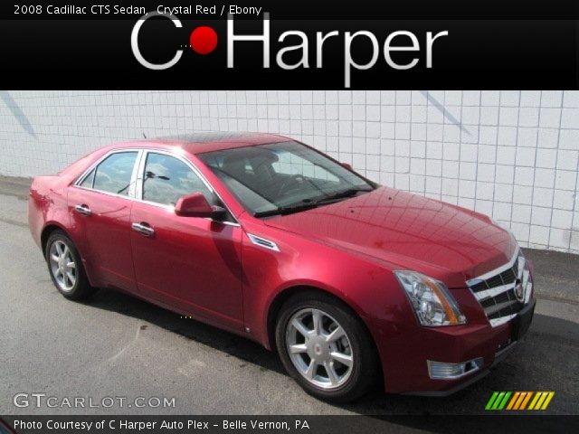 2008 Cadillac CTS Sedan in Crystal Red