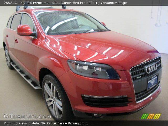 2008 Audi Q7 3.6 Premium quattro in Garnet Red Pearl Effect