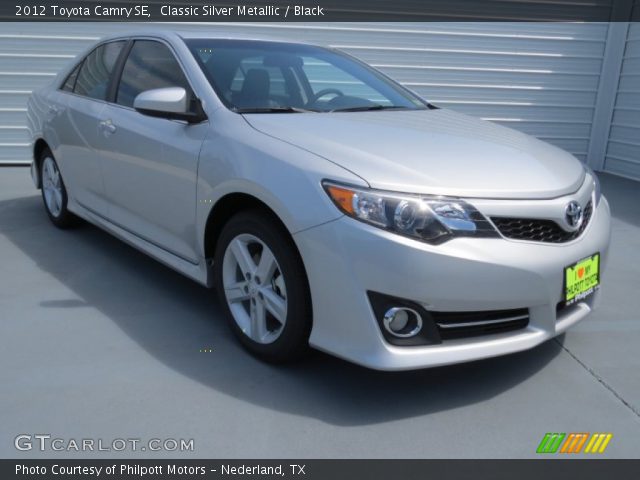 2012 Toyota Camry SE in Classic Silver Metallic