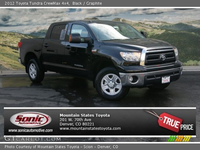2012 Toyota Tundra CrewMax 4x4 in Black