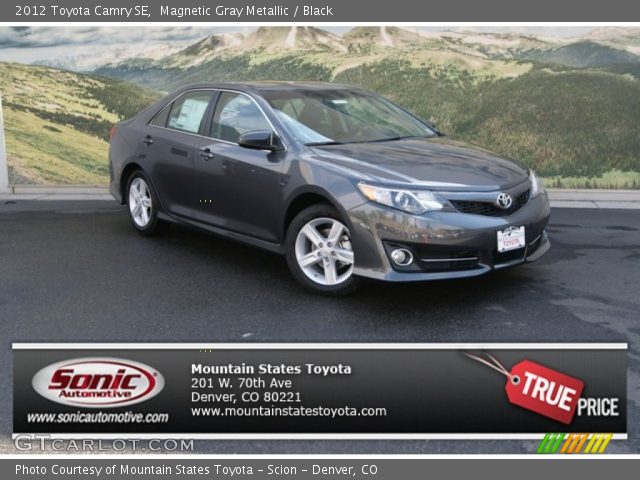 2012 Toyota Camry SE in Magnetic Gray Metallic