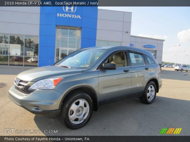 2010 Honda CR-V LX AWD in Opal Sage Metallic