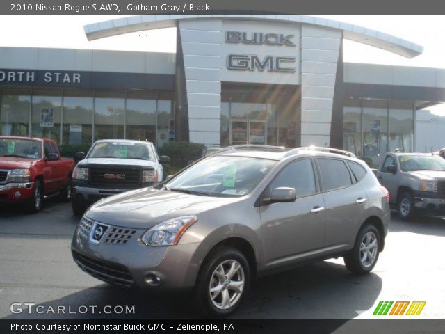 2010 Nissan Rogue S AWD in Gotham Gray