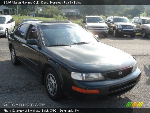 1996 Nissan Maxima GLE in Deep Evergreen Pearl