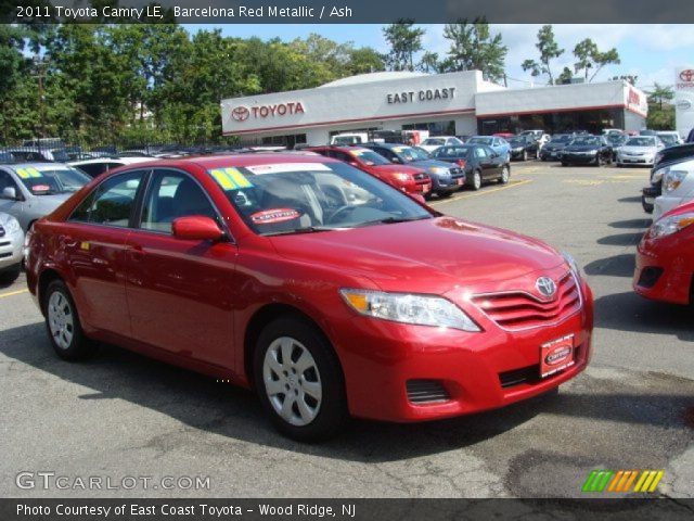 2011 Toyota Camry LE in Barcelona Red Metallic