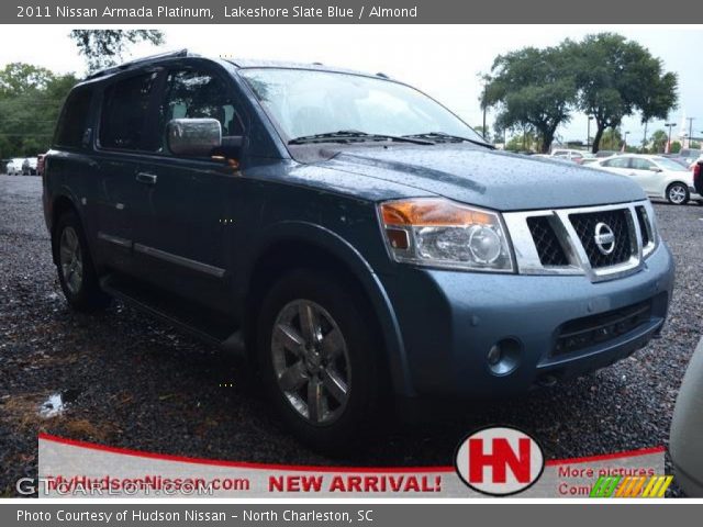 2011 Nissan Armada Platinum in Lakeshore Slate Blue