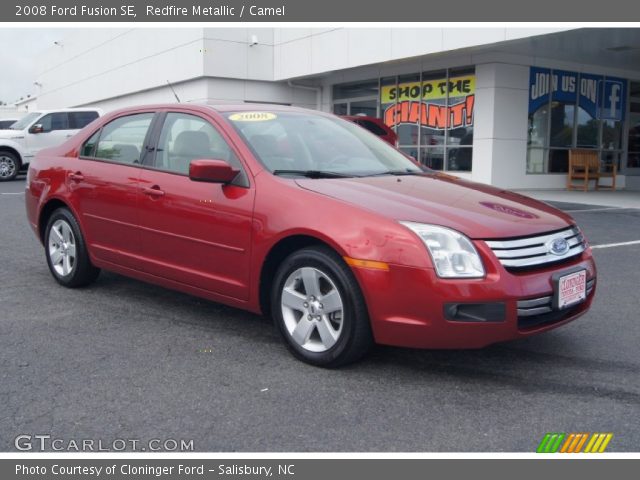 2008 Ford Fusion SE in Redfire Metallic