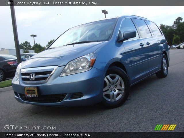 2007 Honda Odyssey EX-L in Ocean Mist Metallic