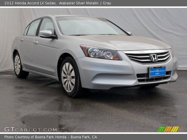 Alabaster Silver Metallic Honda Accord Lx Sedan Gray Interior