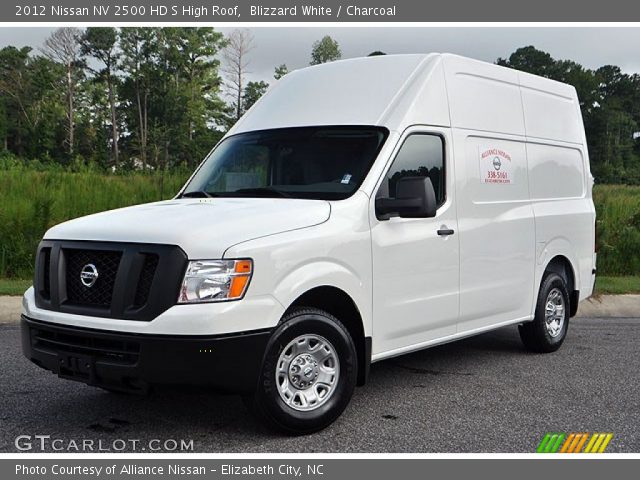 2012 Nissan NV 2500 HD S High Roof in Blizzard White