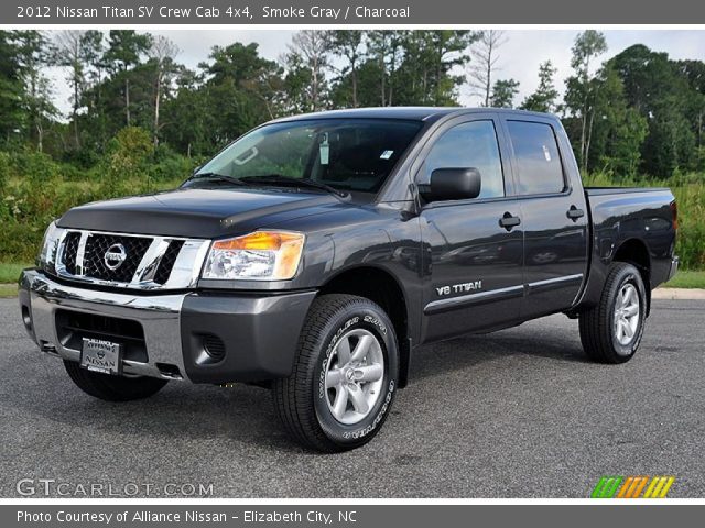 2012 Nissan Titan SV Crew Cab 4x4 in Smoke Gray