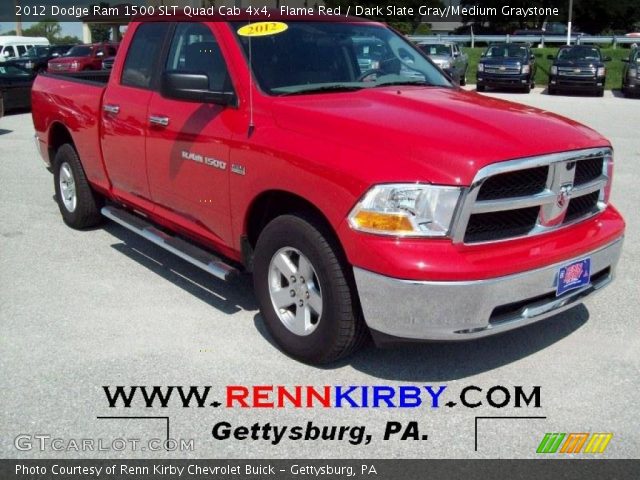 2012 Dodge Ram 1500 SLT Quad Cab 4x4 in Flame Red