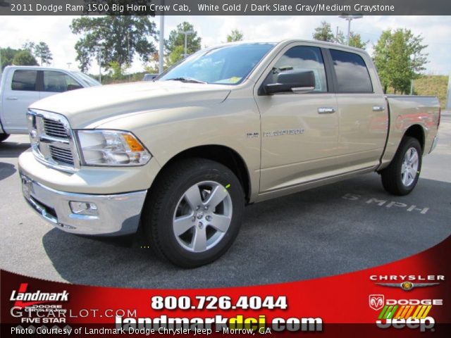 2011 Dodge Ram 1500 Big Horn Crew Cab in White Gold