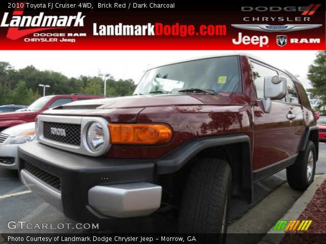 2010 Toyota FJ Cruiser 4WD in Brick Red