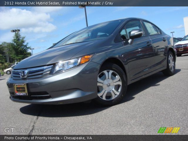 2012 Honda Civic Hybrid Sedan in Polished Metal Metallic