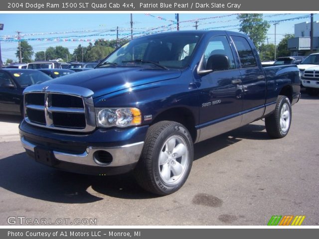 2004 Dodge Ram 1500 SLT Quad Cab 4x4 in Patriot Blue Pearl