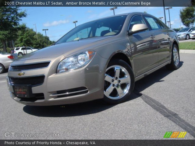 2008 Chevrolet Malibu LT Sedan in Amber Bronze Metallic