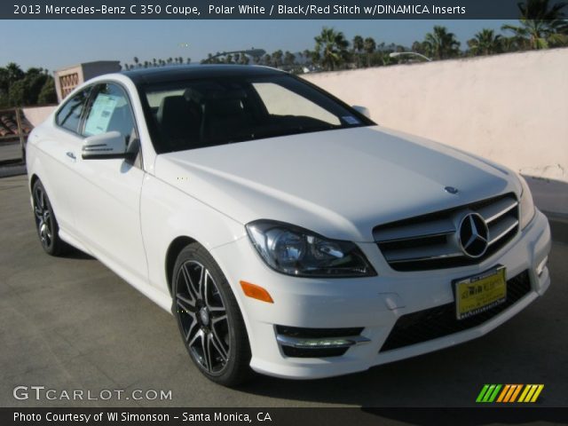 2013 Mercedes-Benz C 350 Coupe in Polar White