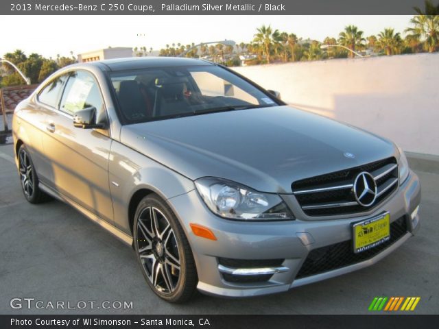 2013 Mercedes-Benz C 250 Coupe in Palladium Silver Metallic