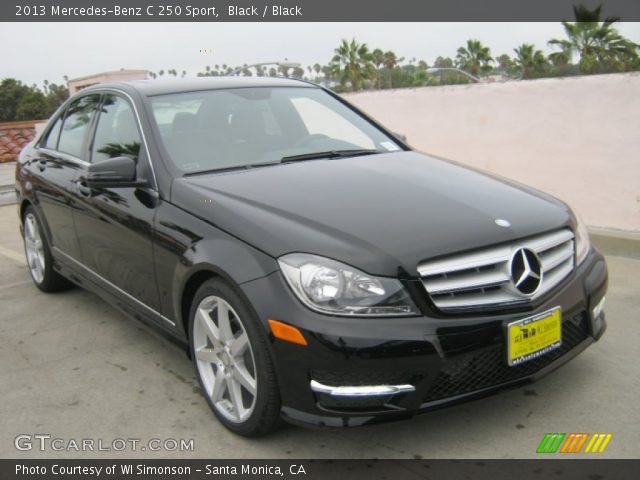 2013 Mercedes-Benz C 250 Sport in Black