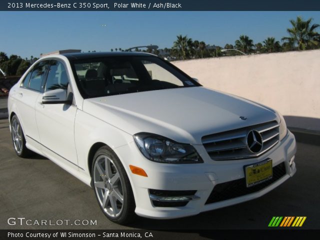 2013 Mercedes-Benz C 350 Sport in Polar White